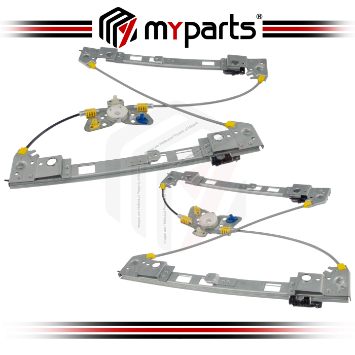 Myparts Fits Mercedes Benz B-class W246 2011-2018 FRONT (No Motor) Power Electric Window Gear Regulator | Set LH Left Hand + RH Right Hand