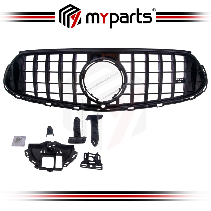 Myparts Fits Mercedes Benz GLC-Class X254 2023-On Front Radiator Main Grille Grill | 1 Unit