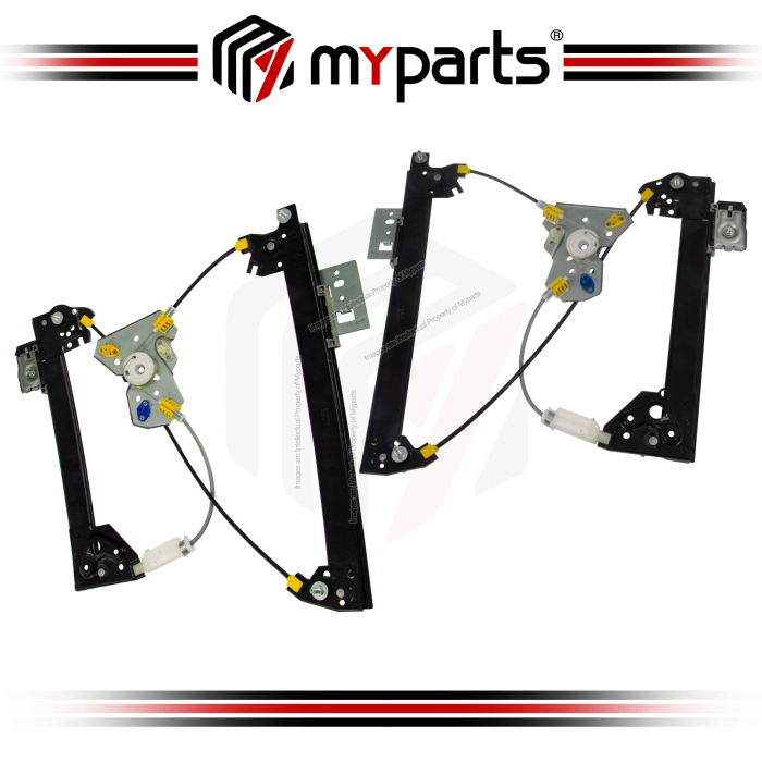 Myparts Fits Mercedes Benz CLA-Class C117 W117 2013-2018 | REAR Electric Power Door Window Regulator (No Motor) |  Set of LH Left Hand + RH Right Hand