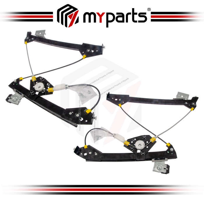 Myparts Fits Mercedes Benz CLS Class Coupe C219 2004-2010 | Front (No Motor) Power Electric Window Gear Regulator | Pair LH Left Hand + RH Right Hand