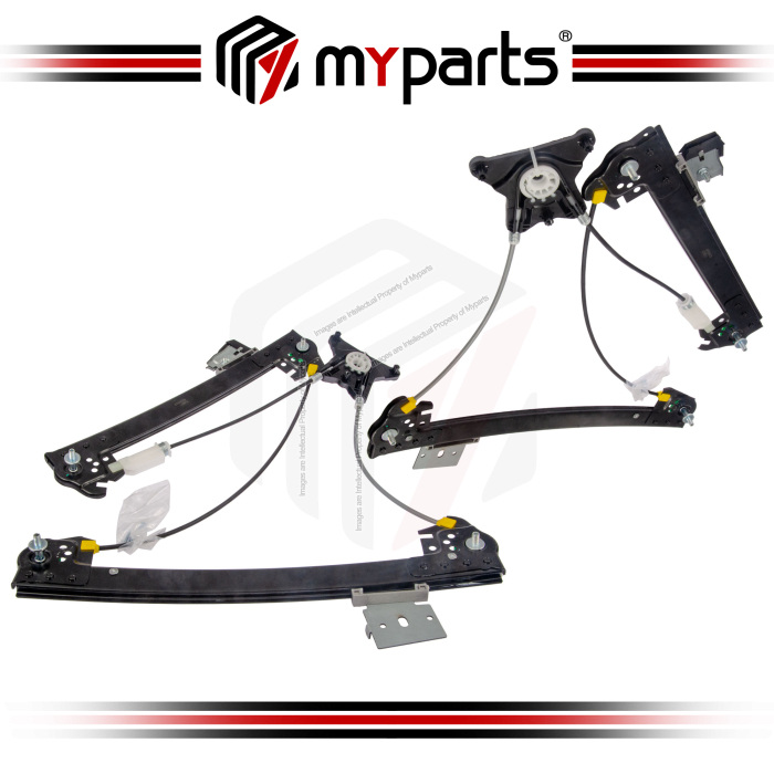 Myparts Fits Benz CLS-Class C218 2011-2017 REAR Power Window Gear Regulator Door (No Motor) | Set LH Left Hand Side + RH Right Hand Side