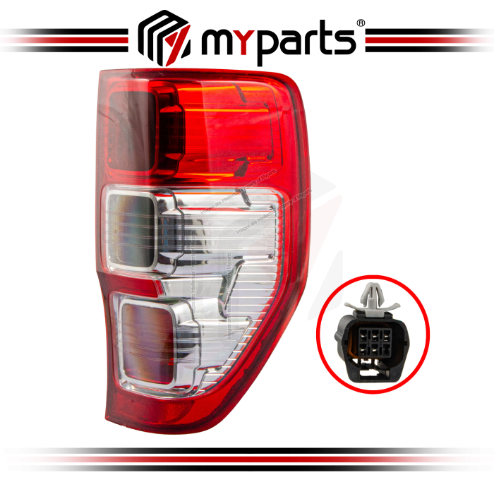 Myparts Ford Ranger Ute PX 2011-2022 XL XLS XLT | Taillight Tail Light Rear Lamp | RH RHS Right Hand (Driver)
