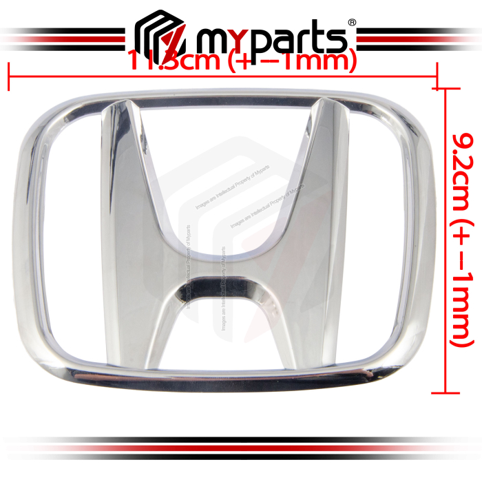 Myparts Fits Honda Civic FB 2012-2016 Front Logo Emblem Grille Badge | 1 Unit
