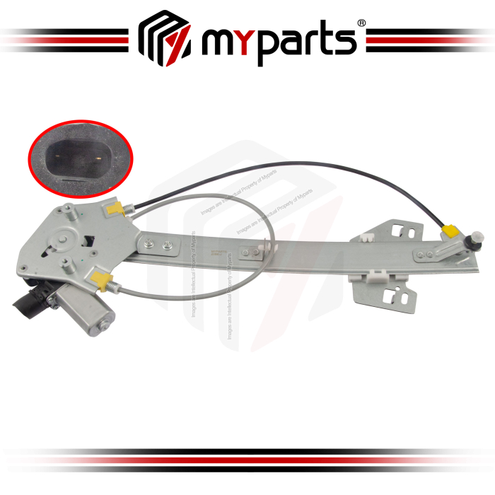 Myparts Honda Civic FC 2016-2021 (2 Pins Motor) REAR Power Electric Window Gear Regulator | LH Left Hand (Passenger)