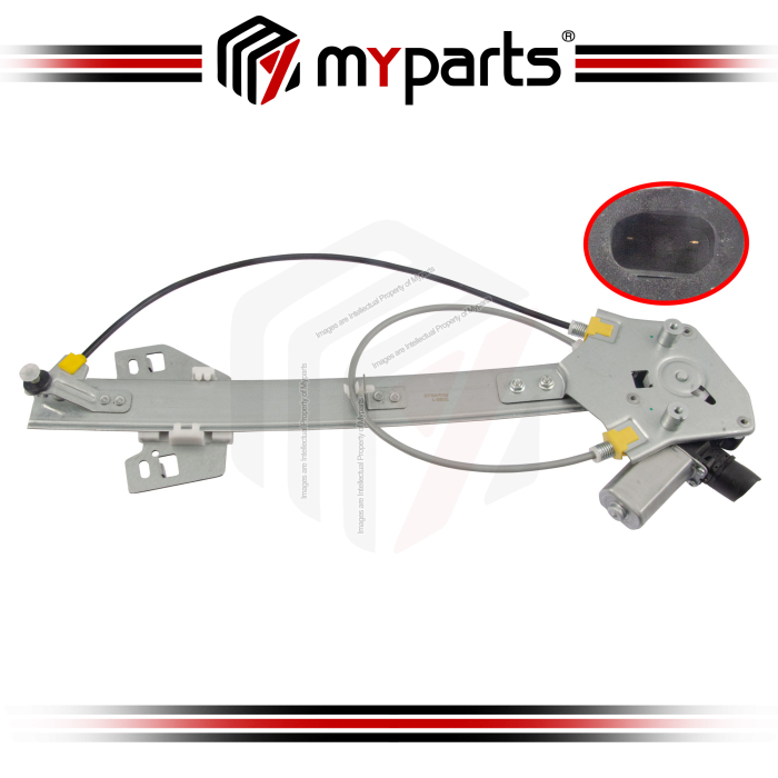 Myparts Honda Civic FC 2016-2021 (2 Pins Motor) REAR Power Electric Window Gear Regulator | RH Right Hand (Driver)