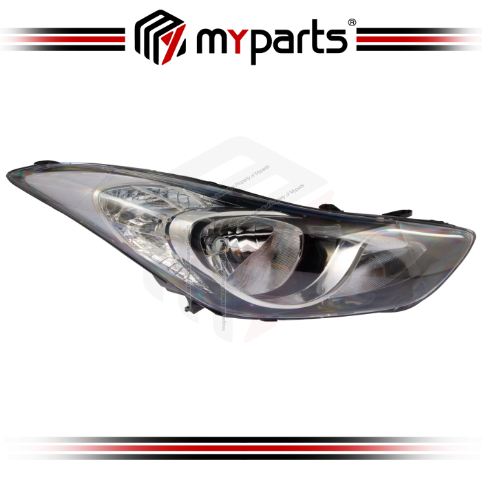 Myparts Hyundai Elantra MD Series 2011-2014 Headlamp Head Lamp Light Lampu Depan | RH RHS Right Hand Kanan (Driver Side)