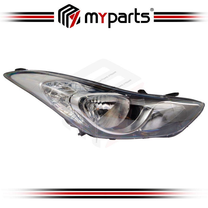 Myparts Hyundai Elantra MD Series 2011-2014 Headlamp Head Lamp Light Lampu Depan | RH RHS Left Hand Kiri (Driver Side)