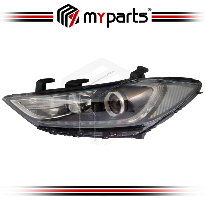 Myparts Fits Hyundai Elantra 2.0 2016-2018 | (DRL Spec) Headlamp Head Lamp Front Headlight Head Light | LH Left Hand (Passenger Side)