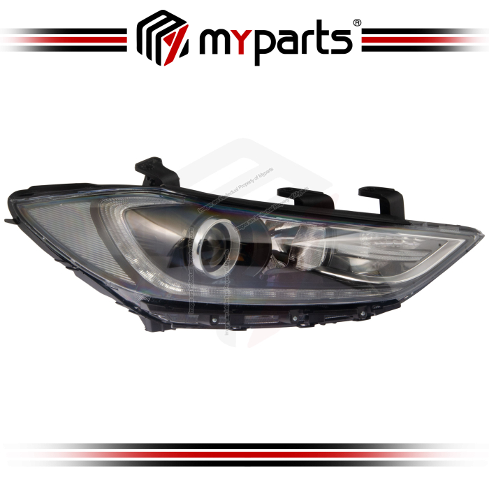 Myparts Fits Hyundai Elantra 2.0 2016-2018 | (DRL Spec) Headlamp Head Lamp Front Headlight Head Light | RH Right Hand (Driver Side)