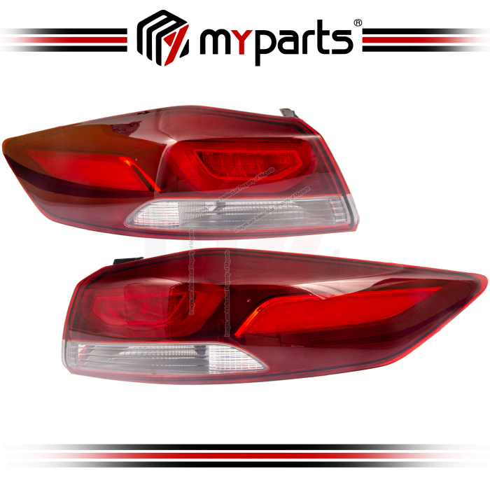 Myparts Fits Hyundai Elantra 2.0 2016-2018 Outer (LED) Tail Lamp Taillamp Tail Light Rear | Pair LH LHS Left (Passenger) + RH RHS Right (Driver)