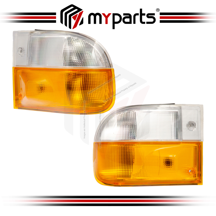 Myparts Hyundai Inokom Lorimas AU26 1996-2004 | Corner Lamp Corner Light Turn Indicator Lamp | Pair LH Left (Passenger) + RH RHS Right (Driver)