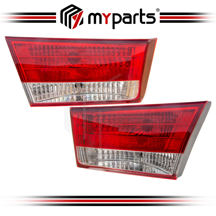 Myparts Hyundai Sonata NF 2005-2009 Inner Tail Lamp Tail Light Boot Lid Rear Lamp Lampu Belakang | Pair LH LHS Left(Passenger) + RH RHS Right(Driver)