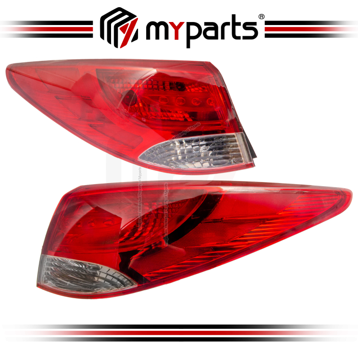 Myparts Fits Hyundai Tucson LM 2009-2012 Tail Lamp Tail Light Rear Taillamp Taillight | Set LH Left Hand Side + RH Right Hand Side