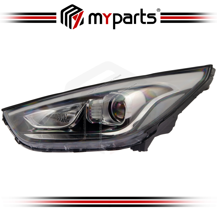 Myparts Fits Hyundai Tucson 2012-2015 Headlamp Head Lamp Front Headlight Head Light | LH Left Hand (Passenger Side)