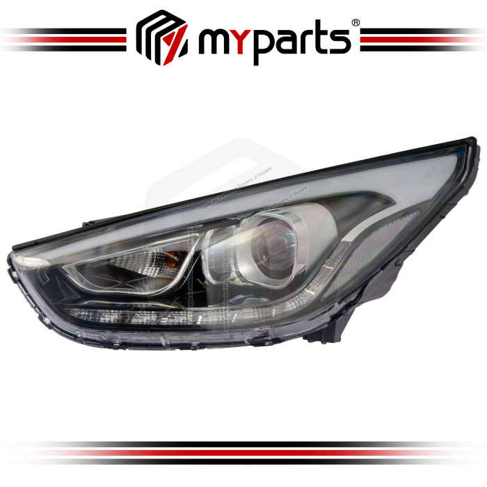 Myparts Fits Hyundai Tucson 2012-2015 Headlamp Head Lamp Front Headlight Head Light | LH Left Hand (Passenger Side)