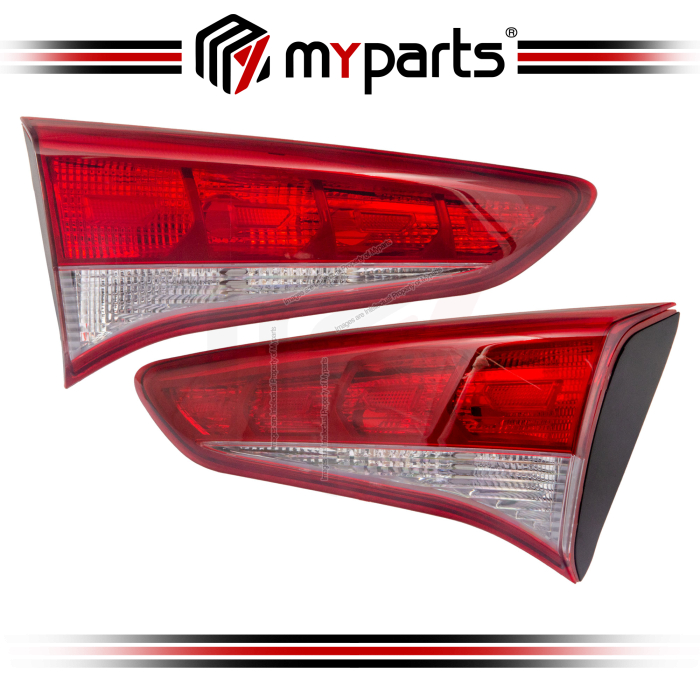 Myparts Hyundai Tucson TL Pre-Facelift 2015-2018 Inner Tail Lamp Boot Lid Rear Lamp Lampu Belakang | Pair LH LHS Left(Passenger)+ RH RHS Right(Driver)