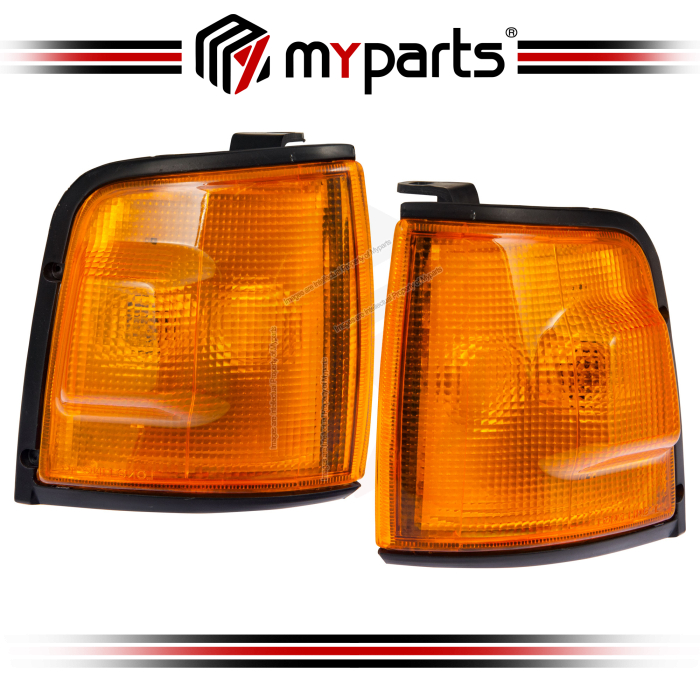 Myparts Fits Invader Rodeo TFR 1988-1997| (Amber Lens) Corner Light Turn Indicator Lamp | Set LH Left Hand + RH Right Hand