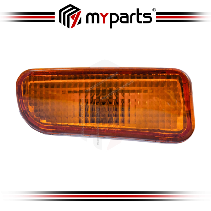 Myparts Fits Isuzu Rodeo Invader TFR 1997-2001 | (Amber Lens)  Front Bumper Bar Lamp Turn Indicator Flasher Light | RH RHS Right Hand (Driver Side)