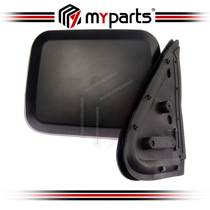 Myparts Isuzu Rodeo Invader TFR 1997-2002 (Manual, Black) Side Door Mirror Rear View | RH Right Hand (Driver)