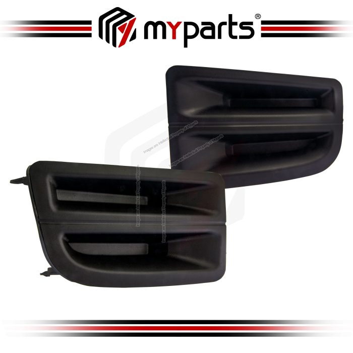 Myparts Fits Isuzu DMAX RT 2013-2016 Fog Lamp Cover (No Fog Lamp Hole) | Set LH Left Hand Side + RH Right Hand Side