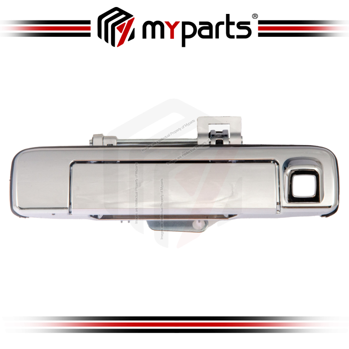 Myparts Fits Isuzu DMax RT 2013-2016 Rear Tailgate Tail Gate Handle (Chrome, With Camera Type) | 1 Unit