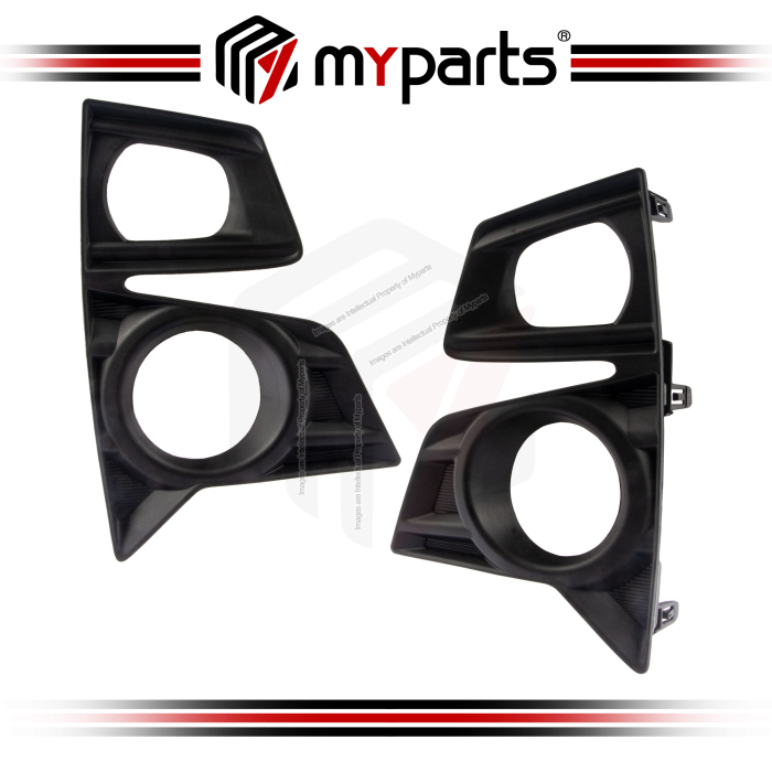 Myparts Fits Isuzu DMax RG 2020-2023 (4 Door, High Spec) Fog Lamp Cover | Pair LH Left (Passenger Side) + RH Right (Driver Side)