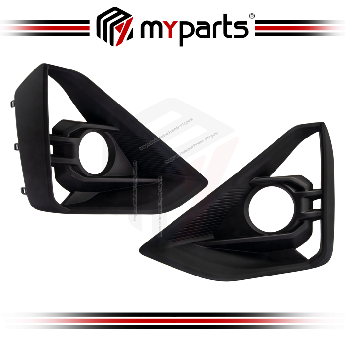 Myparts Isuzu DMax RG 2024-On (High Spec) Fog Lamp Cover Lampu Kabus | Pair LH Left (Passenger) + RH Right (Driver)
