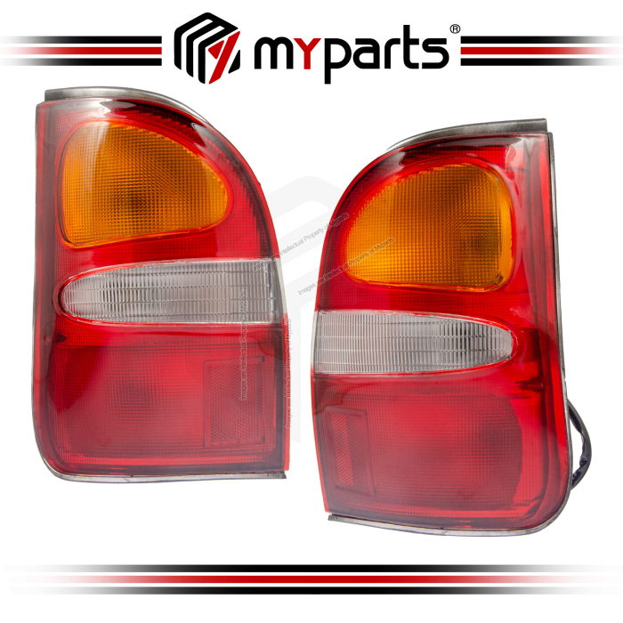 Myparts Fits Kia Pregio Van First Model 1996-2005 Tail Lamp Tail Light  Rear Lampu Belakang | Pair LH LHS Left (Passenger) + RH RHS Right (Driver)