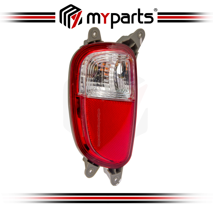 Myparts Fits Kia Picanto TA Pre-Facelift 2011-2015 | Rear Bumper Bar Reflector | LH LHS Left Hand (Passenger Side)