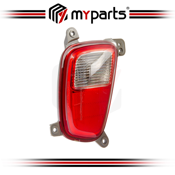 Myparts Kia Picanto JA Series 2017-2020 Rear Bumper Bar Reflex Fog Reflector Lampu Belakang | LH LHS Left Hand Kiri (Passenger Side)