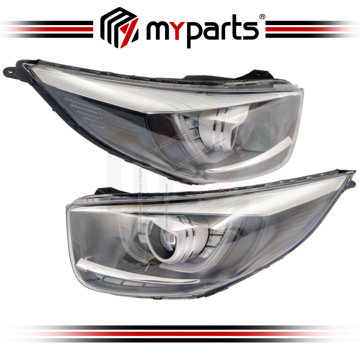 Myparts Kia Picanto JA GT-Line 2019-2021 Headlamp Head Lamp Light Lampu Depan | Pair LH LHS Left (Passenger) + RH RHS Right (Driver)