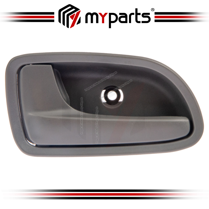 Myparts Fits Kia Rio DC 2003-2005 | REAR Inner Interior Door Handle (Grey) | LH Left Hand (Passenger Side)