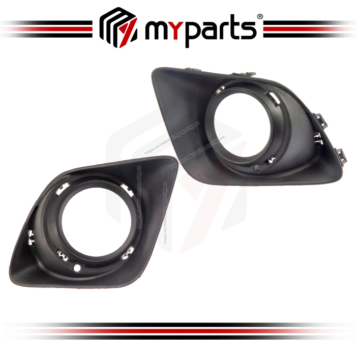 Myparts Mitsubishi ASX XB 2010-2012 Fog Lamp Cover (With Hole) Lampu Kabus | Pair LH LHS Left (Passenger) + RH RHS Right (Driver)