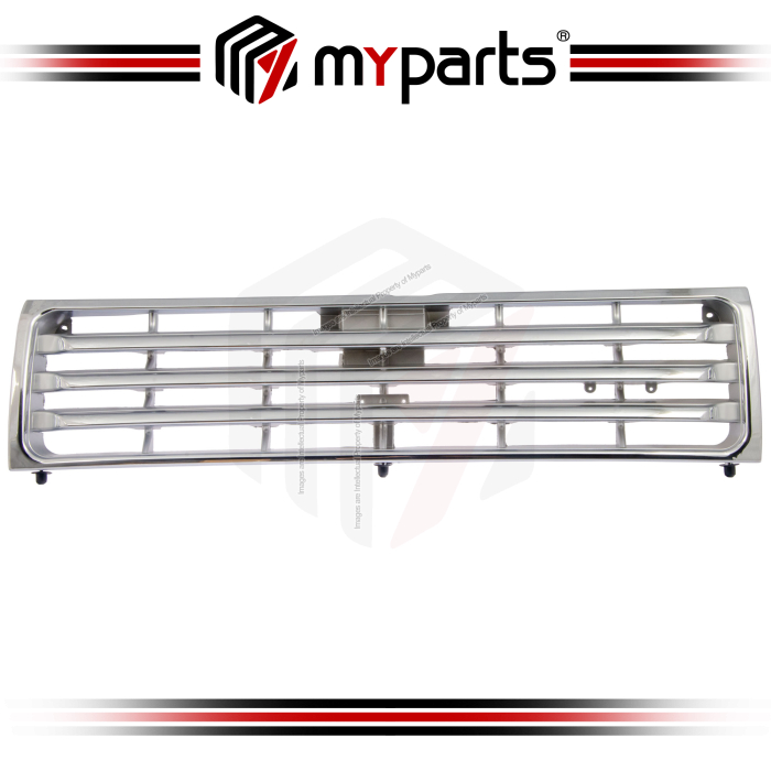 Myparts Fits Mitsubishi Pajero NH NJ NK V24 V32 V34 V44 V46 1991-1997 (Chrome) Front Radiator Main Grille Grill Sarong Depan | 1 Unit
