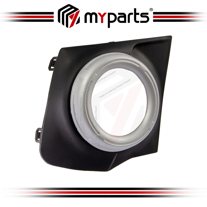 Myparts Fits Mitsubishi Triton MQ KJ KK KL 2015-2018 Fog Lamp Cover (With Fog Lamp Hole) | RH Right Hand (Driver Side)