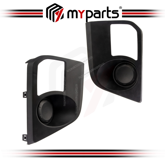 Myparts Fits Mitsubishi Triton MQ KJ KK KL 2019-2023 (No Fog Lamp Hole) Fog Lamp Cover | Set LH Left Hand Side + RH Right Hand Side