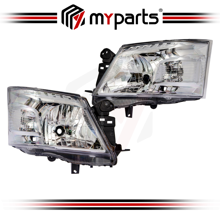 Myparts Fits Nissan NV350 Urvan E26 Pre-Facelift 2013-2017 | Head Lamp Head Light Front Headlamp Head Light | Set LH Left Side + RH Right Side