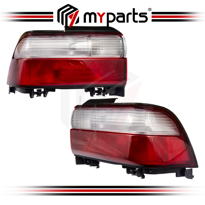 Myparts Fits Toyota Corolla AE100 AE101 EE100 EE101 1992-1995 | TailLight Taillamp Tail Lamp | Set LH Left Hand + RH Right Hand