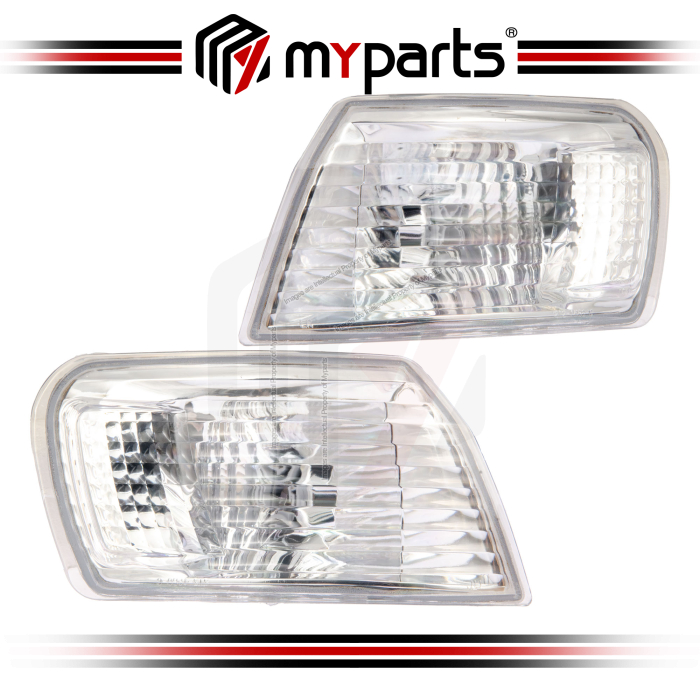 Myparts Toyota Corolla AE110 AE111 Facelift 1998-2001 Corner Lamp Turn Indicator Signal Light | Pair LH Left (Passenger) + RH Right (Driver)