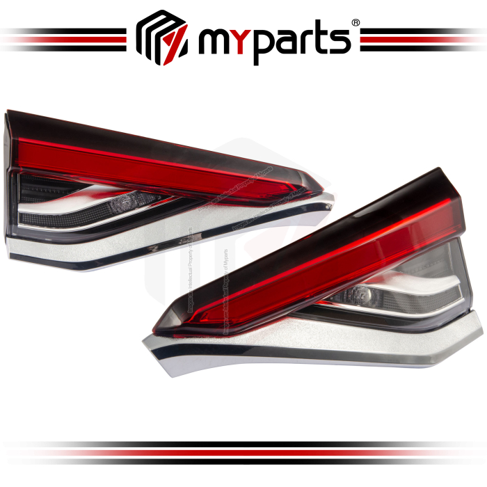 Myparts Toyota Corolla Altis Sedan WE211 2019-2023 | Tail light Tail Inner Trunk Boot Light Rear Lamp | Pair of LH Left Hand + RH Right Hand