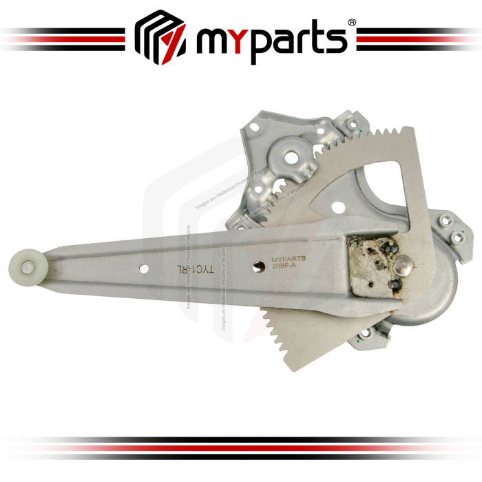 Myparts Fits Toyota C-HR 2016-2021 REAR Power Window Gear Regulator Door (No Motor) | LH Left Hand (Passenger Side)