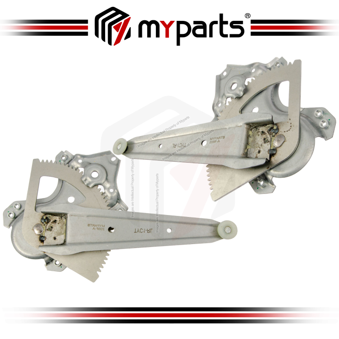 Myparts Fits Toyota C-HR 2016-2021 REAR Power Window Gear Regulator Door (No Motor) | Set LH Left Hand Side + RH Right Hand Side