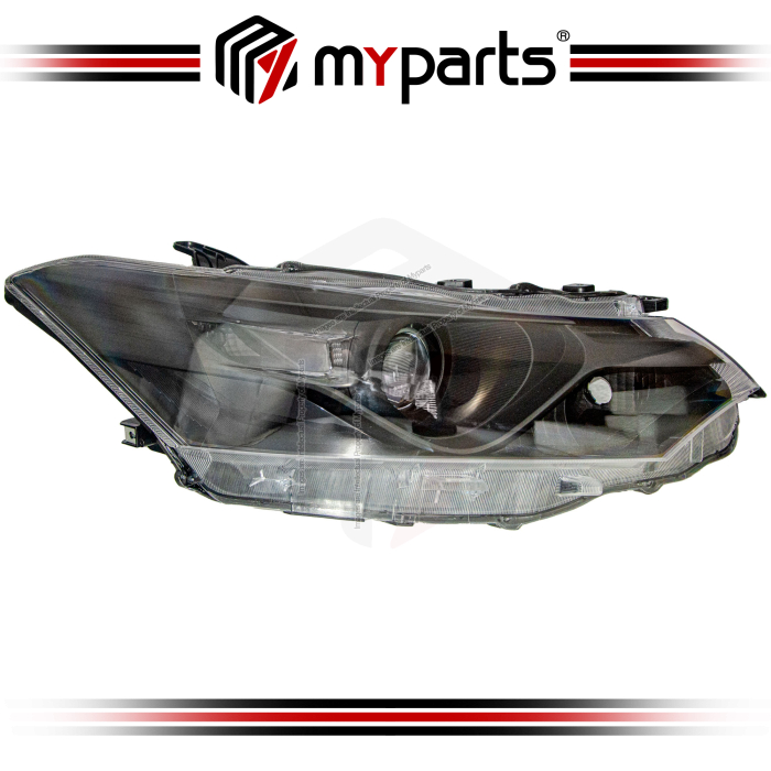 Myparts Toyota Vios NCP150 2013-2018 G/S/GX/TRD (Smoke) Projector Head Lamp Headlamp Front Head Light Headlight | RH Right Hand (Driver Side)