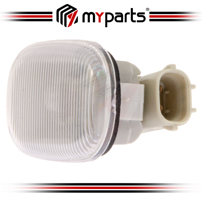 Myparts Fits Toyota Vios NCP42 Sedan 2002-2005 (White) Side Fender Singal Lamp Marker Indicator | LH Left Hand Side = RH Right Hand Side