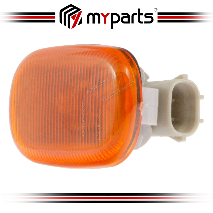 Myparts Fits Toyota Vios NCP42 Sedan 2002-2005 (Amber) Side Fender Singal Lamp Marker Indicator | LH Left Hand Side = RH Right Hand Side