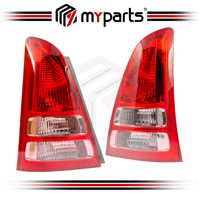 Myparts Toyota Innova KUN40 TGN40 TGN41 2004-2008 | Taillight Tail Light Tail Rear Lamp | Pair of LH Left Hand + RH Right Hand
