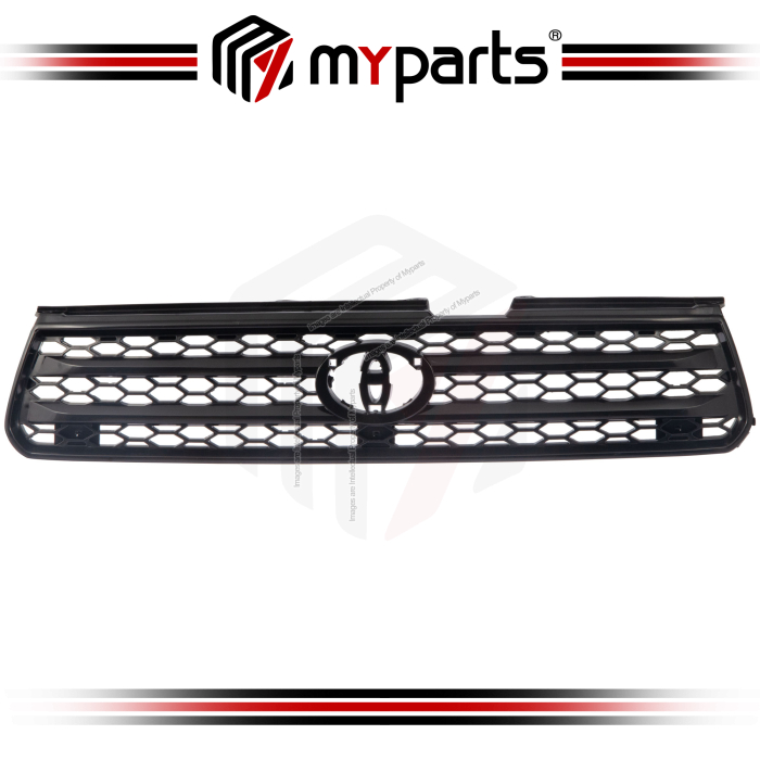 Myparts Fits Toyota RAV4 RAV-4 ACA20 Pre-Facelift 2000-2003 (Black) Front Radiator Main Grille Grill Sarong Depan | 1 Unit