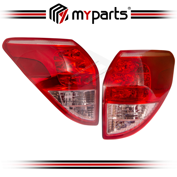 Myparts Fits Toyota RAV4 ACA30 Pre-Facelift 2005-2008 Tail Lamp Tail Light Rear Taillamp Taillight | Set LH Left Hand Side + RH Right Hand Side