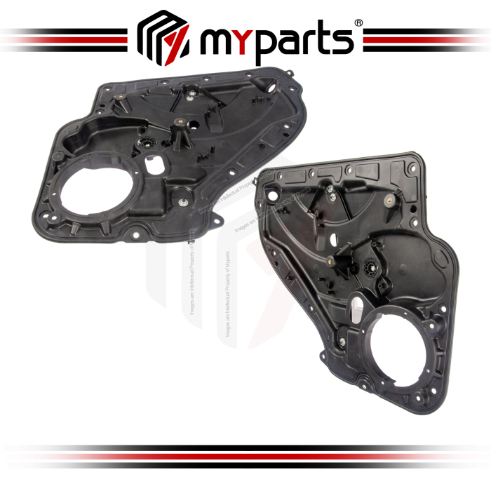 Myparts Volkswagen Golf MK6 2008-2013 REAR Power Window Gear Regulator Door (No Motor) | Pair LH Left Hand + RH Right Hand