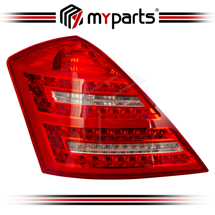 Myparts Mercedes Benz S-class W221 2009-2013 Tail Lamp Tail Light TailLamp Taillight Rear Lamp | LH LHS Left Hand Kiri (Passenger Side)